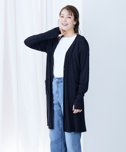 楽天市場】ロングカーディガン シフォン（サイズ（S/M/L）4L）の通販