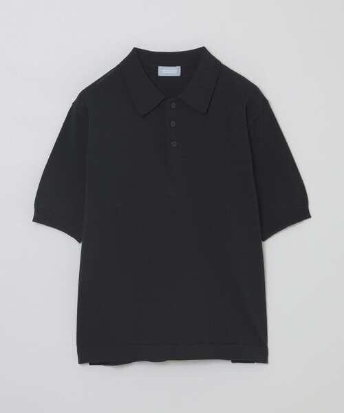 ポロシャツ ポロ GREY LABEL リネンミックスニットポロ レディース