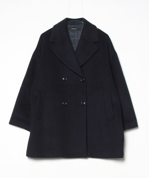 JOURNAL STANDARD ブラックウールコート JOURNAL STANDARD（ジャーナルスタンダード） チェスターコート FREE
