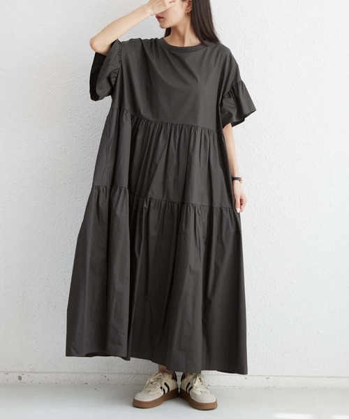 MAISON DE THERESE（メゾン ド テレーズ） ワンピース フリルスリーブ