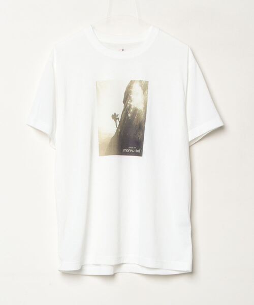mont-bell 「mont-bell」 半袖Tシャツ L ホワイト メンズ