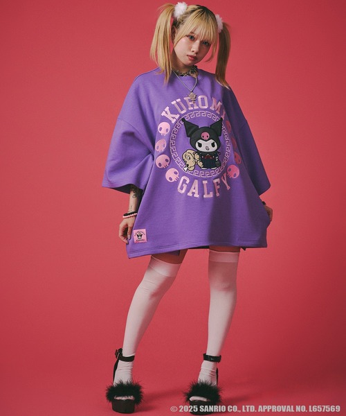 GALFY tシャツ 「GALFY/ガルフィー」×「KUROMI/クロミ」みんな