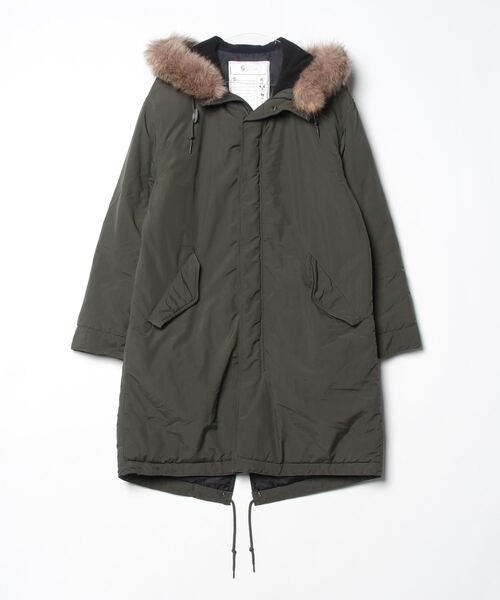RAGEBLUE オリーブグリーン ファー付きジャケット M｜RAGEBLUE