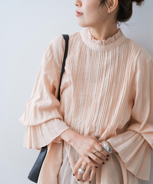 「Spick & Span」 長袖ブラウス FREE ピンク レディース