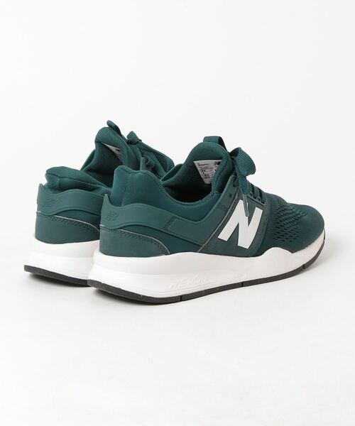 [New Balance] low cut спортивные туфли 24.5cm зеленый женский 