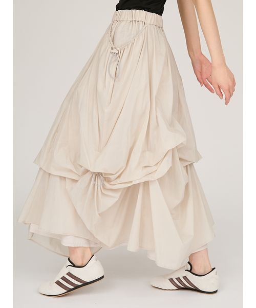 emmi スカート タックドロストボリュームスカート : ZOZOTOWN Yahoo!店