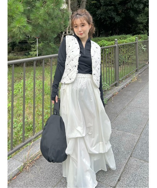 emmi スカート タックドロストボリュームスカート : ZOZOTOWN Yahoo!店