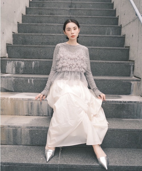 emmi スカート タックドロストボリュームスカート : ZOZOTOWN Yahoo!店