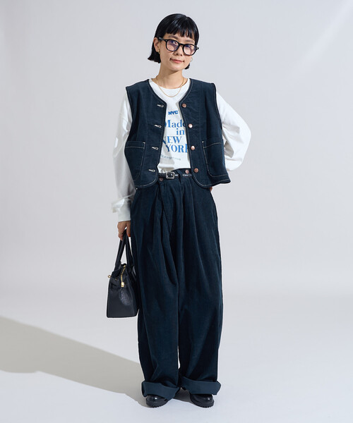 RED KAP × FREAK’S STORE 別注2タックワイドパンツ FREAK'S STORE パンツ RED KAP × STORE/レッドキャップ 別注