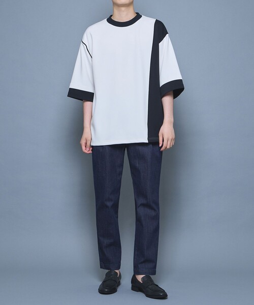 「UNITED TOKYO」 半袖Tシャツ 2 ダークグレー メンズ
