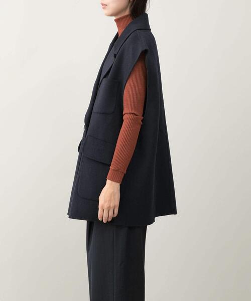 コート アウター 「一部別注カラー」YENN DOUBLE FACE VEST JACKET  