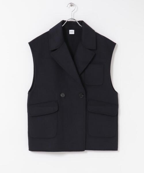 コート アウター 「一部別注カラー」YENN DOUBLE FACE VEST JACKET  