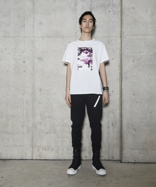 「5351 POUR LES HOMMES」 「5/」半袖Tシャツ L ブラック メンズ_画像2