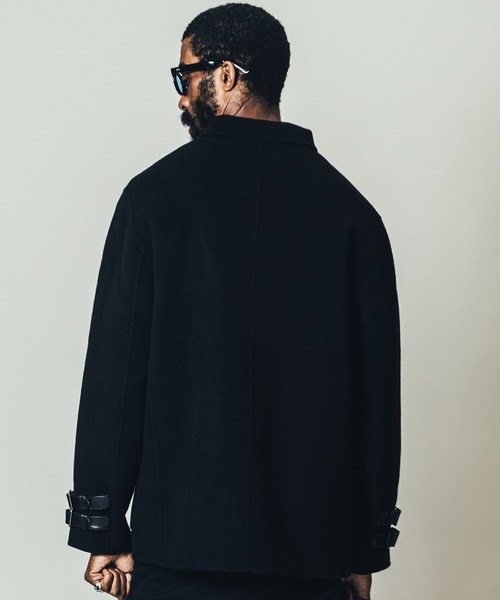 「CRIMIE」 ダッフルコート X-LARGE ブラック メンズ_画像6