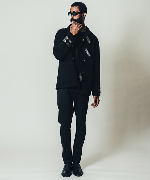 「CRIMIE」 ダッフルコート X-LARGE ブラック メンズ_画像7