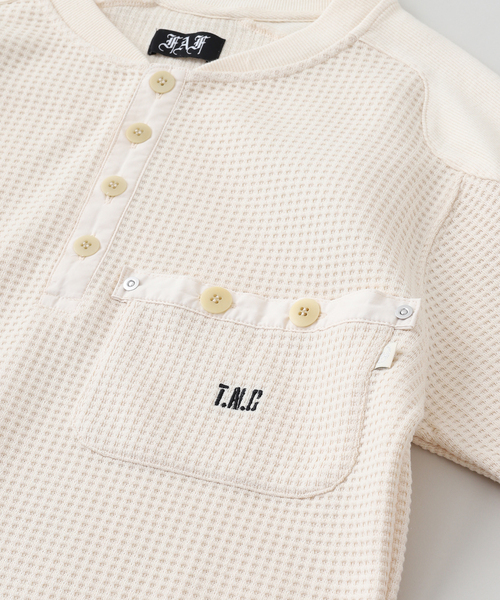 ヘンリーネック tシャツ FAF / フェイク アズ フラワーズ PACIS