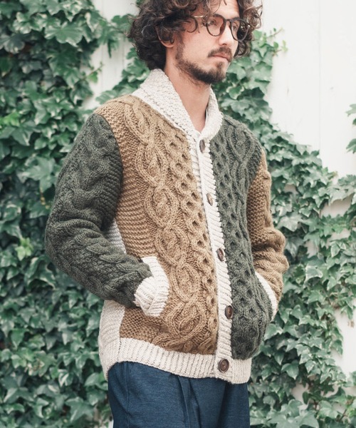 やまちゃん様 C6548 カーディガン 最終値下】山本寛斎☆SUPER LADY☆ドット柄ニットカーディガン