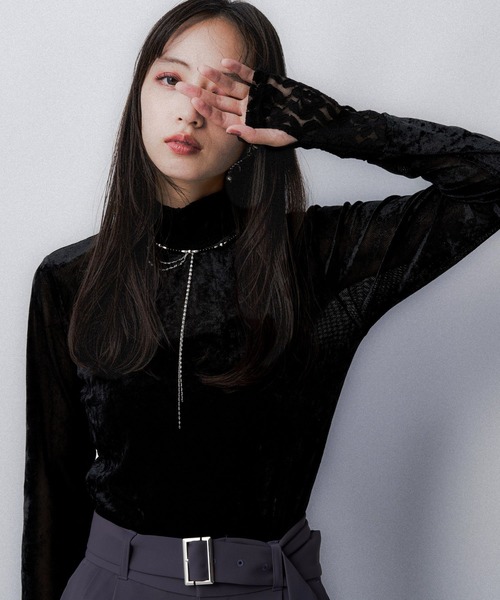 HARE シアーレースタイトトップス HARE tシャツ シアーレースタイトトップス(HARE) レディース