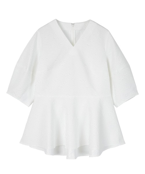 「ur's」 半袖チュニック M グリーン レディース_画像2