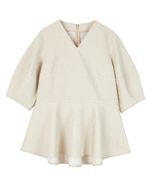 「ur's」 半袖チュニック M グリーン レディース_画像4