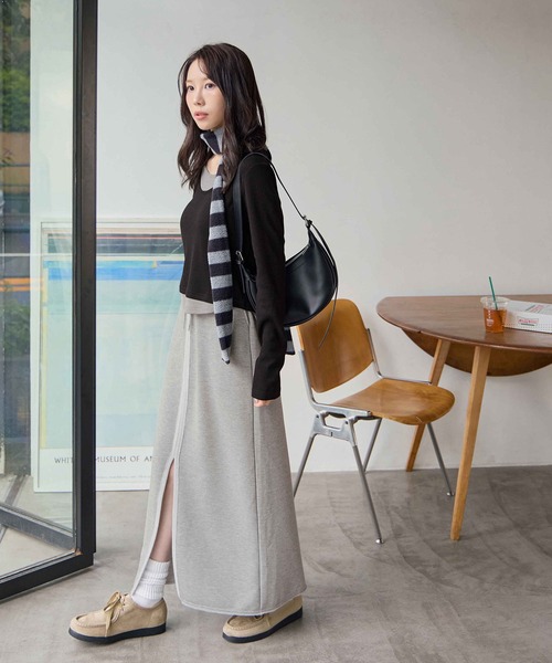 スカート フロントスリットスウェットスカート : ZOZOTOWN Yahoo!店
