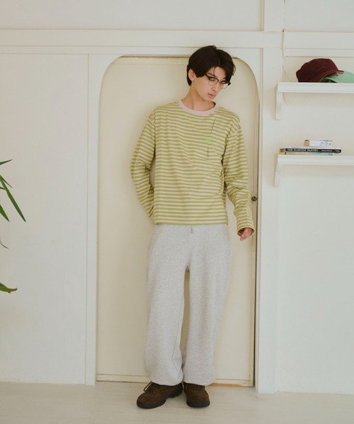 common gull products. tシャツ 青虫ボーダーT 25fw レディース メンズ