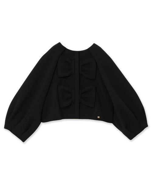 ブラウス シャツ 「M-StyleLuxeコラボ」「人気のため追加」フロントダブルリボンブラウス レディースの画像
