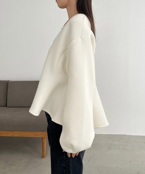 CAPRICIEUX LE'MAGE（カプリシューレマージュ） カーディガン ペプラム