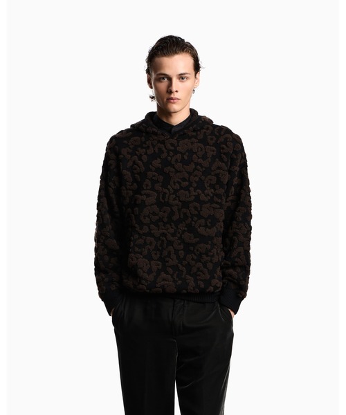 EMPORIO ARMANI セーター ニット 「エンポリオ アルマーニ」フード付き