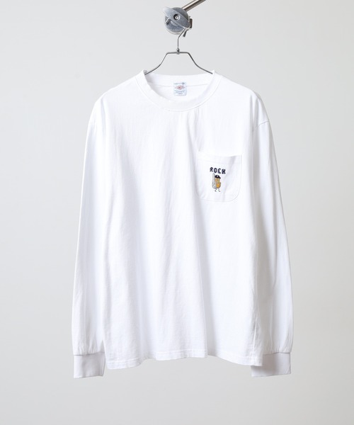 LUMBER tシャツ 刺繍＆ワッペン ロングTシャツ メンズ レディース