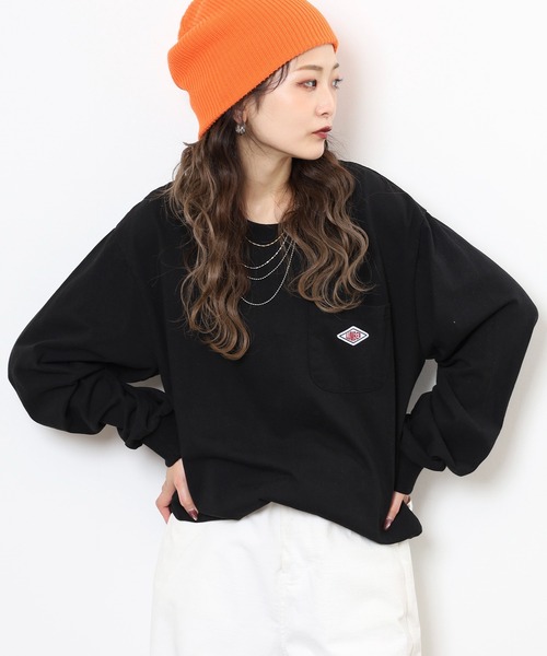 LUMBER tシャツ 刺繍＆ワッペン ロングTシャツ メンズ レディース