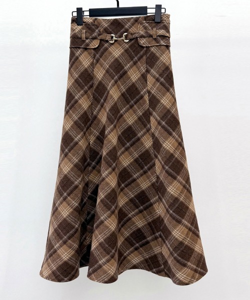 SAISON DE PAPILLON（セゾンドパピヨン） スカート チェック柄