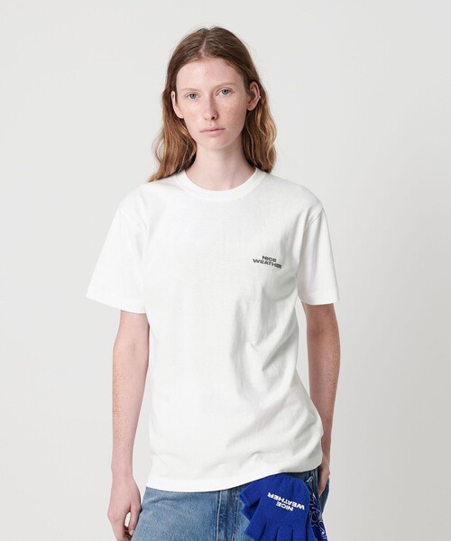 NICE WEATHER tシャツ 「NICE WEATHER」ウィメンズ ロゴ Tシャツ