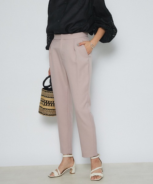 「RIVE DROITE」 イージーパンツ 36 ベージュ レディース_画像2