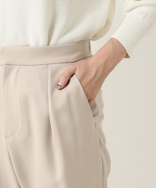 「RIVE DROITE」 イージーパンツ 36 ベージュ レディース_画像8