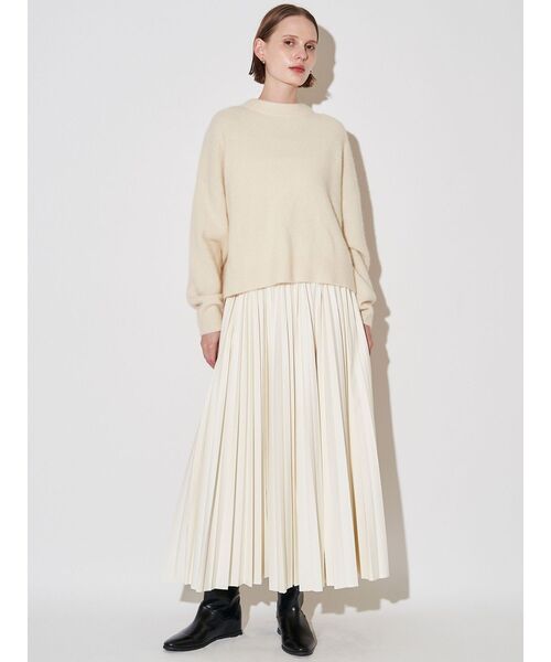ELENDEEK（エレンディーク） スカート フォーレザープリーツスカート