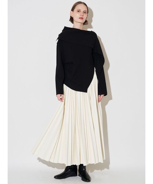ELENDEEK（エレンディーク） スカート フォーレザープリーツスカート