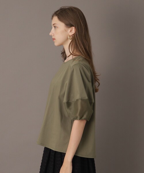 「DRESSTERIOR」 半袖カットソー 34 ブラック レディース_画像4