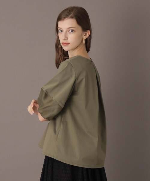 「DRESSTERIOR」 半袖カットソー 34 ブラック レディース_画像5