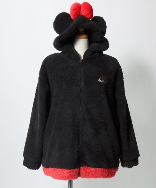 Disney（ディズニー） パーカー キャラクターなりきりボアジップアップ