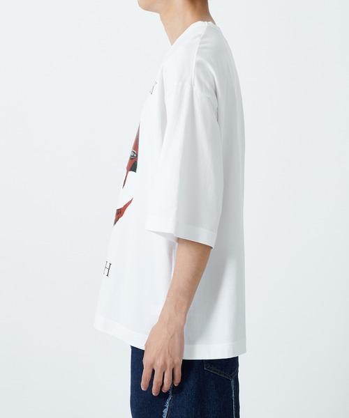 「SHAREEF」 半袖Tシャツ SMALL ブラック メンズ_画像4