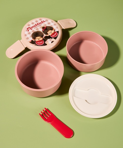もんちき　 THE BAREFOOT 弁当箱 「 Monchhichi / モンチッチ 」丸型ランチ