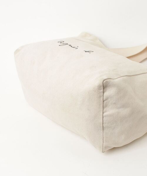 agnès b. ベージュ トートバッグ　極美品 agnes b.（アニエスベー） ワンポイントトートバッグ - ベージュ