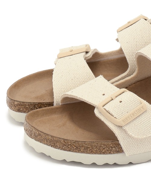 「BIRKENSTOCK」 フラットサンダル 38 アイボリー レディース_画像6