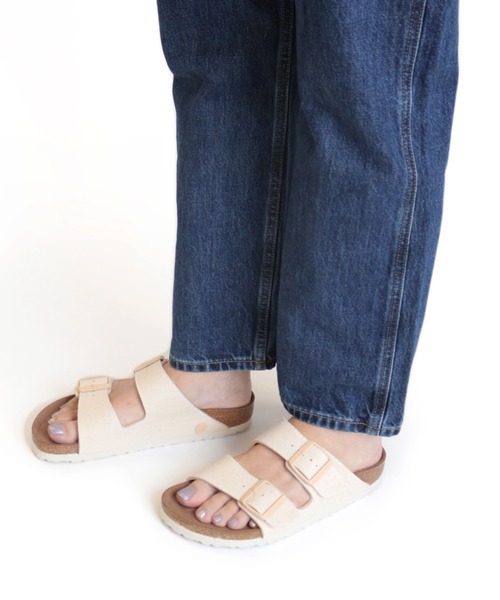 「BIRKENSTOCK」 フラットサンダル 38 アイボリー レディース_画像7