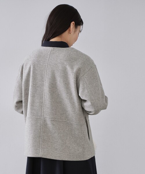 OPAQUE.CLIP（オペークドットクリップ） ノーカラーコート コート