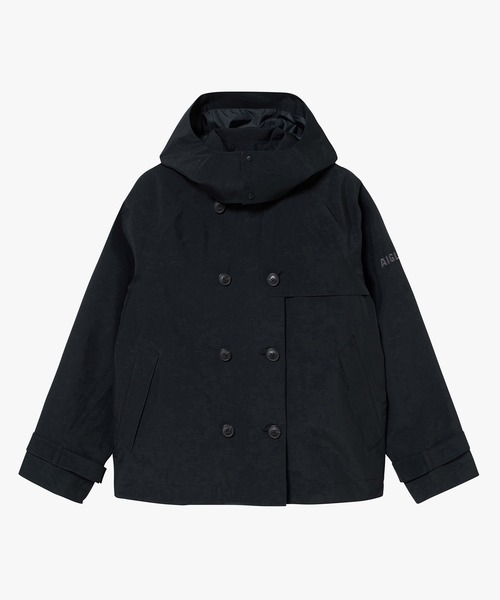 トレンチコート コート GORE TEX ゴアテックス 防風 防水 透湿 2レイヤー ショートトレンチコート / フード脱着可 レディースの画像