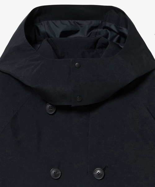 トレンチコート コート GORE TEX ゴアテックス 防風 防水 透湿 2レイヤー ショートトレンチコート / フード脱着可 レディースの画像