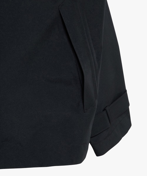 トレンチコート コート GORE TEX ゴアテックス 防風 防水 透湿 2レイヤー ショートトレンチコート / フード脱着可 レディースの画像