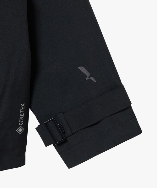 トレンチコート コート GORE TEX ゴアテックス 防風 防水 透湿 2レイヤー ショートトレンチコート / フード脱着可 レディースの画像